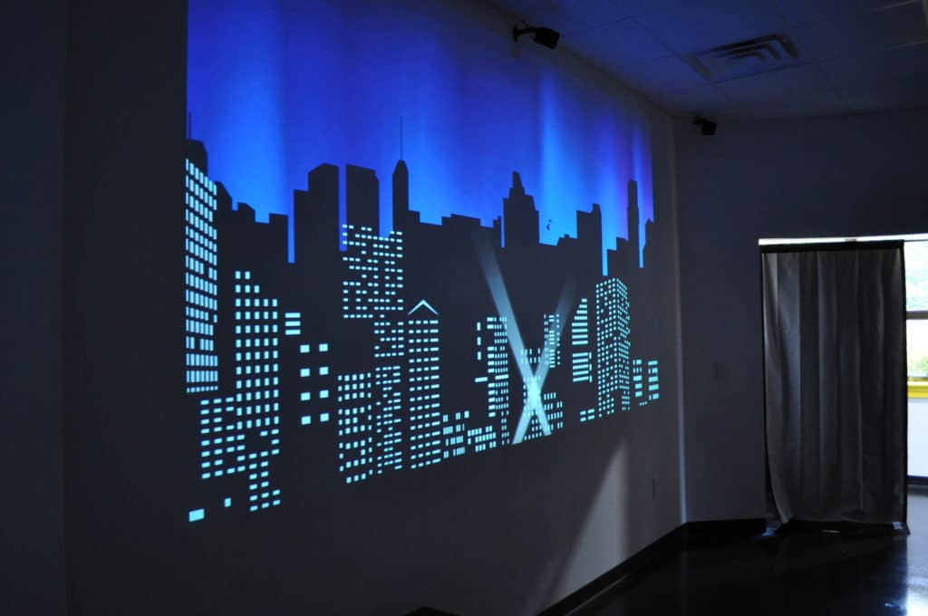 Princeton skyline wall mural