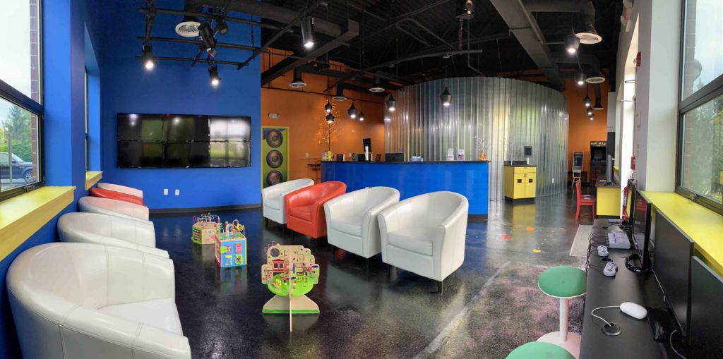 Princeton office hallway